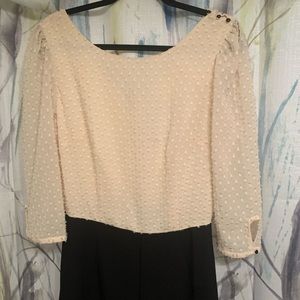 Black and white romper from Urban Outfitters.